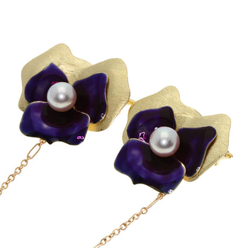 Mikimoto   Brooch Akoya Pearl Pearl Chainbrooch