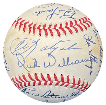 1967 Boston Red Sox Reunion Autographed Baseball (Psa Auto Graded 9)