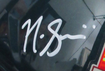 Nick Sirianni Signed Full Size Replica Sb Lix Champs Helmet Eagles Bas 195562