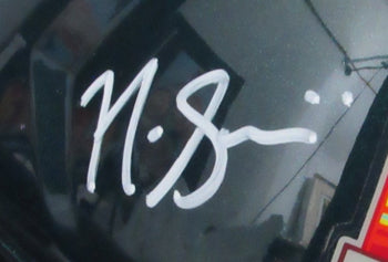 Nick Sirianni Signed Full Size Replica Sb Lix Champs Helmet Eagles Bas 195562