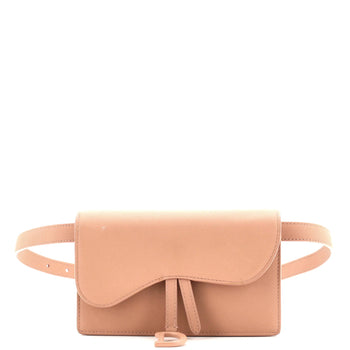 Christian Dior Ultra Matte Saddle Rectangular Belt Bag Leather