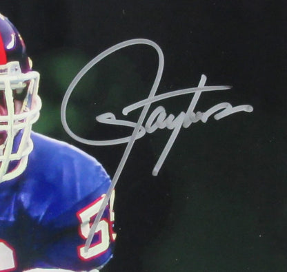Lawrence Taylor Hof Autographed 16X20 Photo New York Giants Framed Jsa 183363
