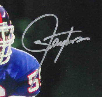 Lawrence Taylor Hof Autographed 16X20 Photo New York Giants Framed Jsa 183363