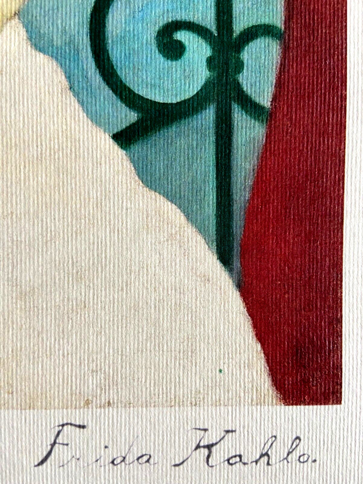 Frida Kahlo Lithograph Certified Signed Numbered By Hand