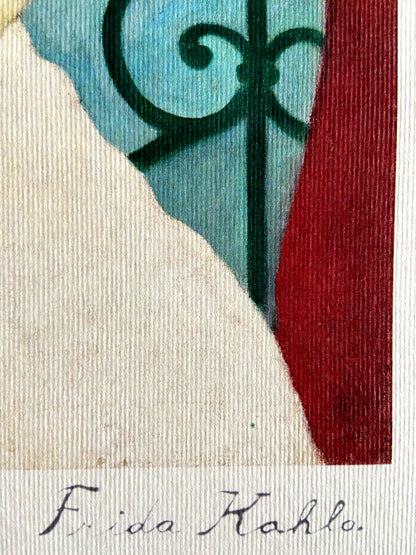 Frida Kahlo Lithograph Certified Signed Numbered By Hand