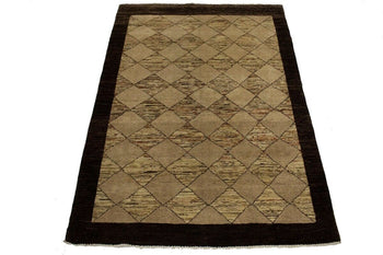 Handmade Gabbeh Chobi Oriental Rug Modern Tribal