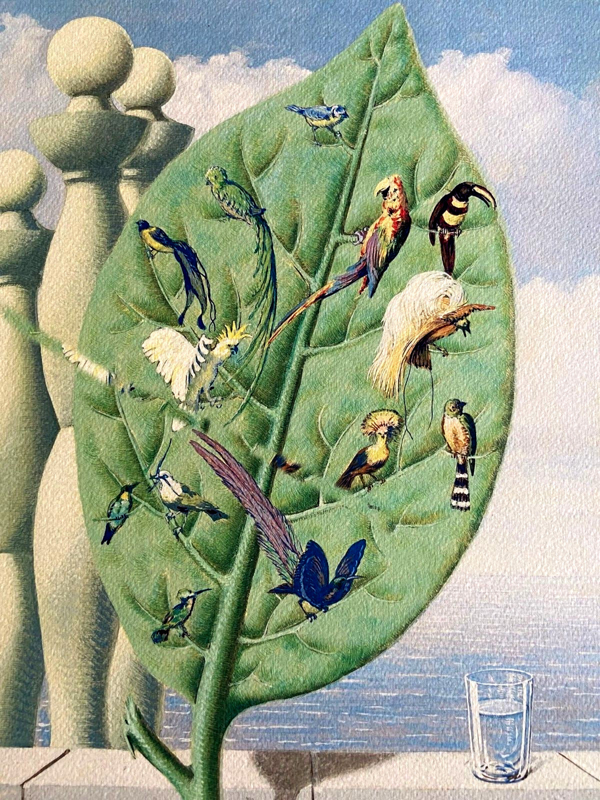 Ren Magritte Lithograph Coa Signed Numbered Limited Rare
