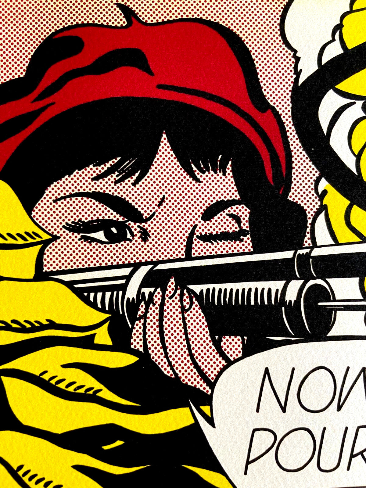 Roy Lichtenstein Lithograph Signed Numbered In Pencil Limited