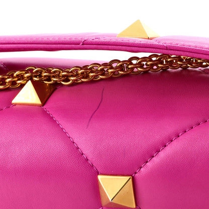 Valentino Garavani Roman Stud Flap Bag Quilted Leather Large