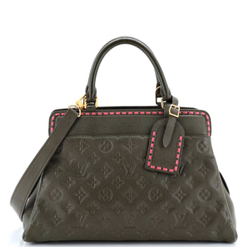 Louis Vuitton Vosges Handbag Whipstitch Monogram Empreinte Leather Mm