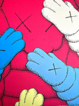 Kaws Lithograph Coa Numbered Limited Certified