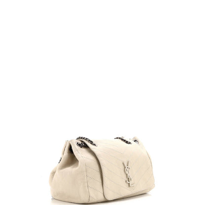 Saint Laurent Nolita Satchel Matelasse Chevron Leather Medium