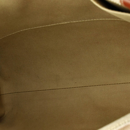 Chloe Woody Tote Canvas With Leather Medium