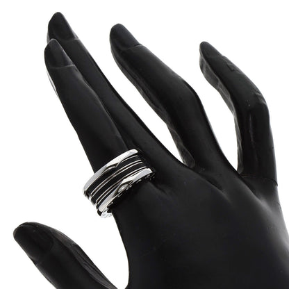 Bvlgari B.Zero1 4 Band Black Lacquer #55 Ring K18