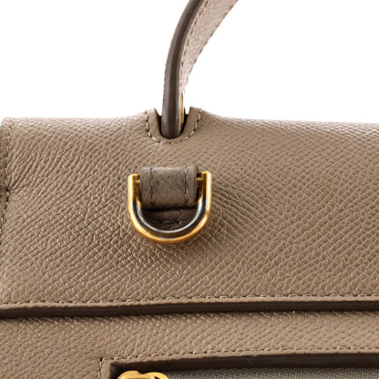 Celine Belt Bag Textured Leather Micro