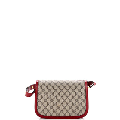 Small Gucci Horsebit 1955 Shoulder Bag GG Coated Canvas with Leather