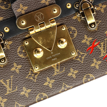 Louis Vuitton Petite Malle Handbag Monogram Canvas