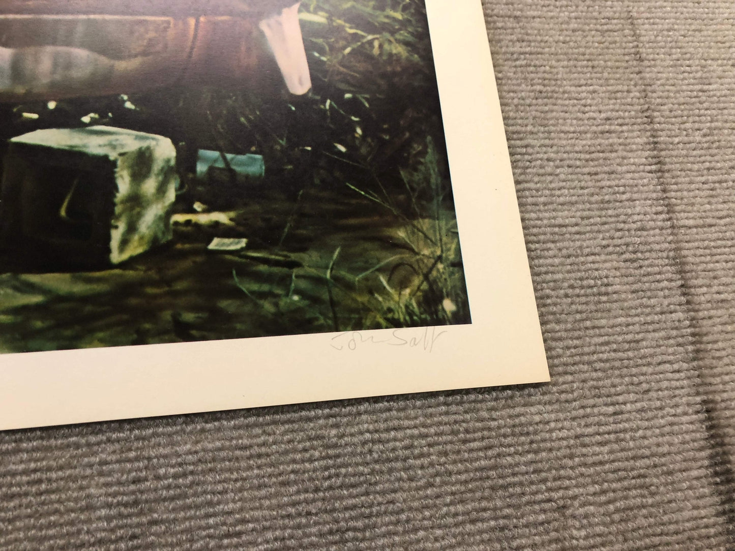 John Salt Pioneer Pontiac Signed " Offset Lithograph Realism Mu