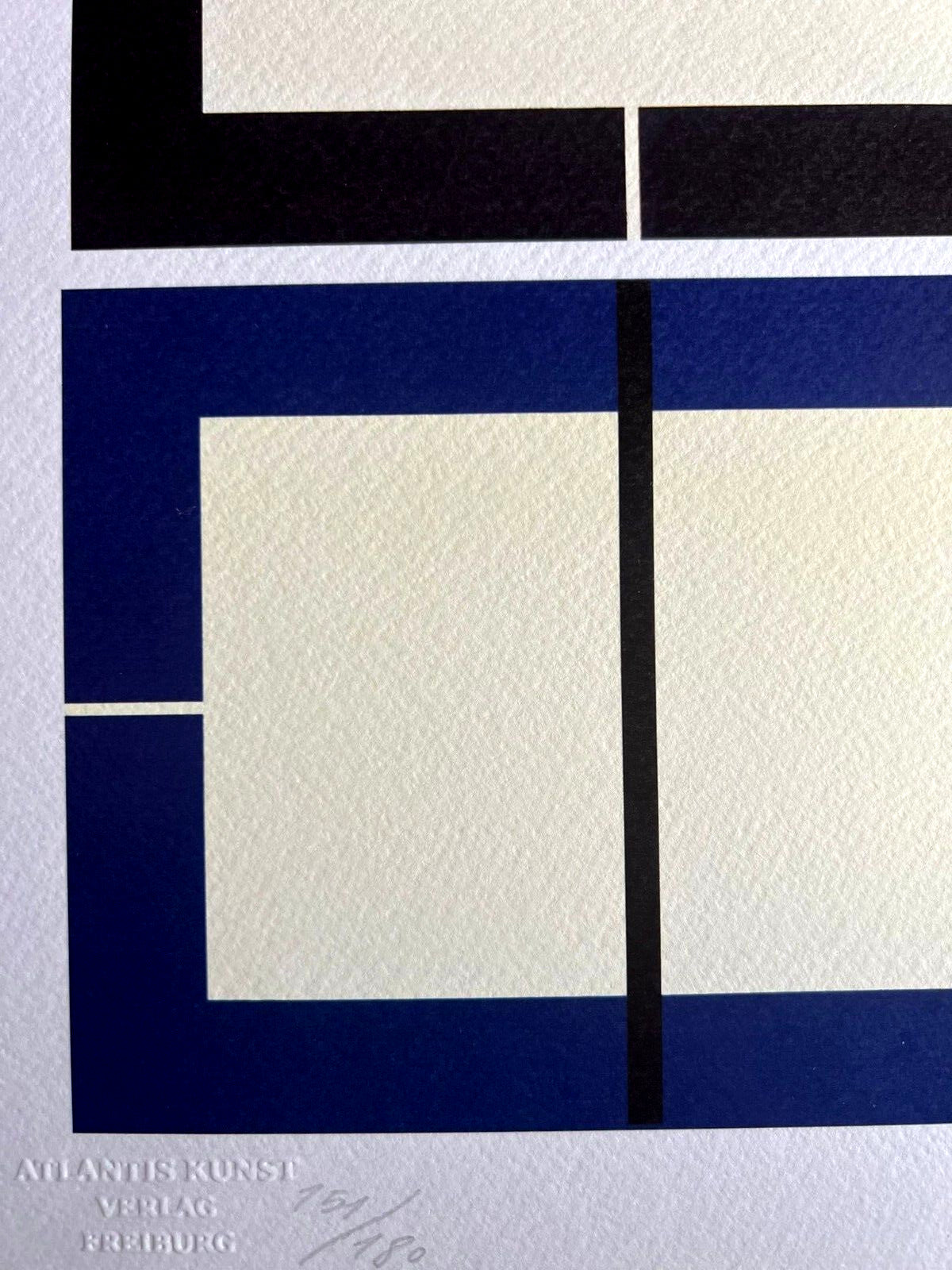 Donald Judd Lithograph Coa Signed Op Numbered Stamped 180 Ex