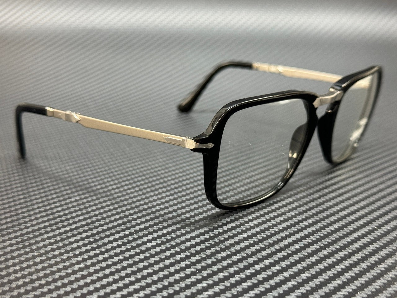 PERSOL PO3330S 95 GG Black Clear Photochromic Unisex 54 mm Eyeglasses