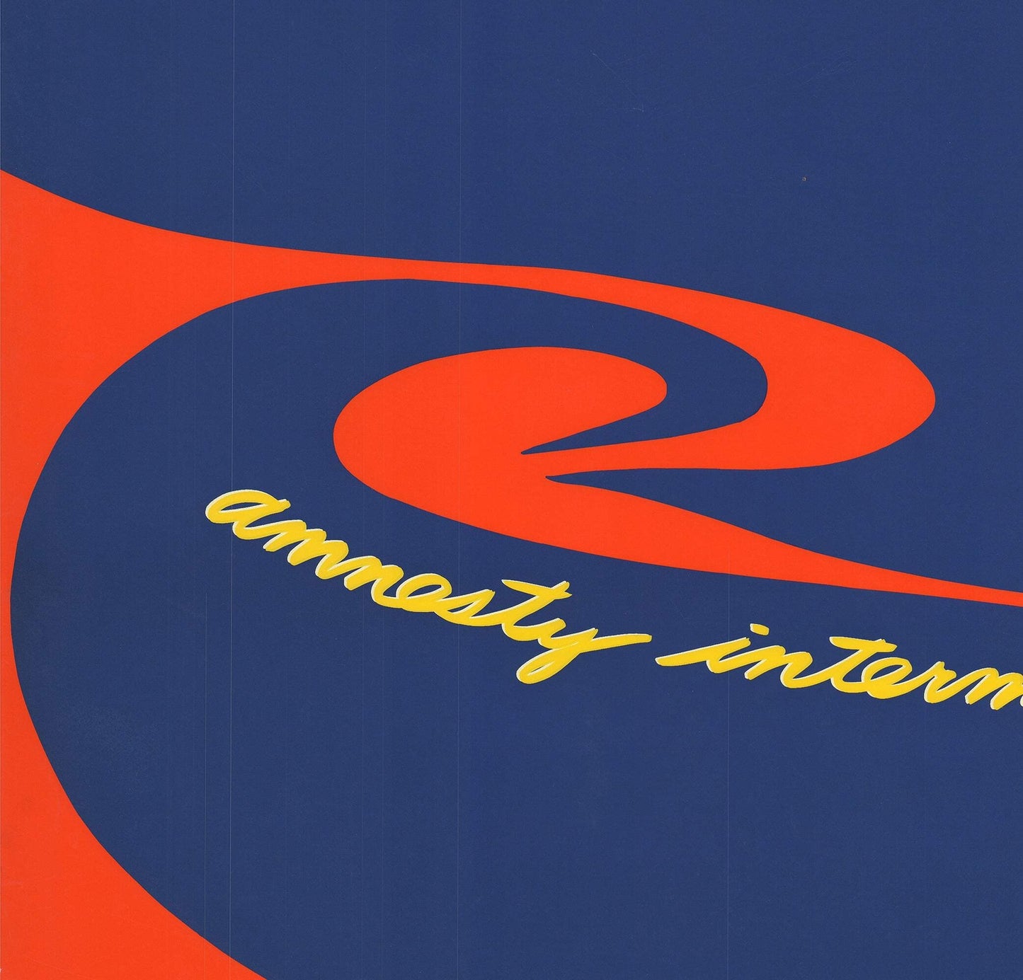 Jack Youngerman Amnesty International Signed " Serigraph Pop Art