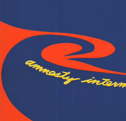 Jack Youngerman Amnesty International Signed " Serigraph Pop Art