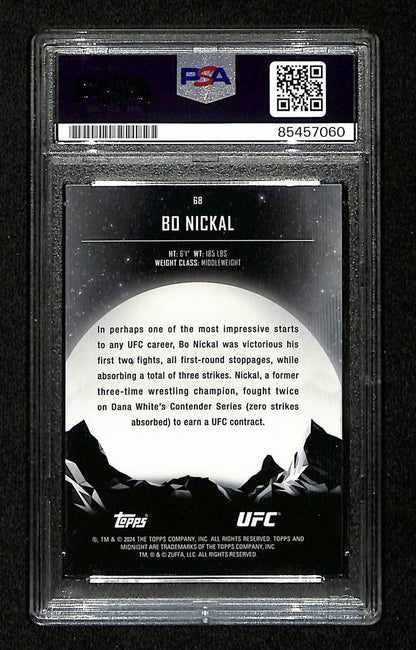 Bo Nickal Signed/Auto 2024 Ufc Topps Midnight