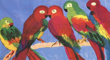 Walasse Ting Parrots 
