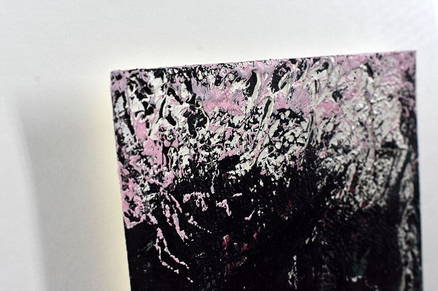Steven Cox (Scottish) Oil on Paper Original Paintings Unique Work Abstract 2015