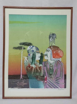 Paul Wunderlich 1987 Original Lithograph Hand