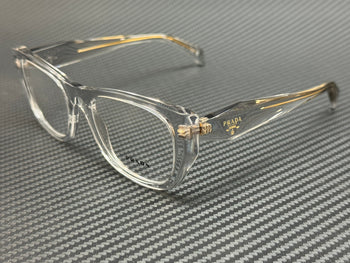 PRADA PR A18V 12R1O1 Transparent Grey Women's 52