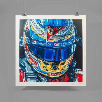Michael Kagan - Driver Signed Numbered 36 Layer Silkscreen Print Ed80 Authentic