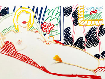 Tom Wesselmann Lithograph Handmade Coa Signed Op Numbered By Hand Ii