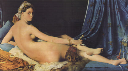 Dominique Ingres L Grande Odalisque " Offset Lithograph Impressio