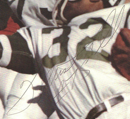 Winston Hill 2020 Hof New York Jets Signed 6X8 Magazine Photo 151752