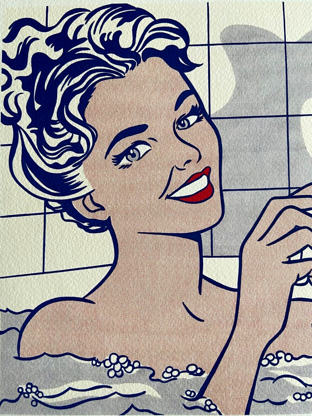 Rare Signed Numbered Lithograph by Roy Lichtenstein with COA