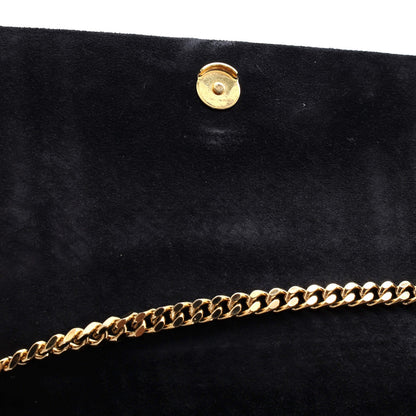 Saint Laurent Classic Monogram Tassel Crossbody Bag Python Medium