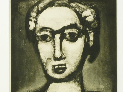Georges Rouault "Devil Iv" From Fleurs Du Mal Etching & Aquatint 1920S Signed