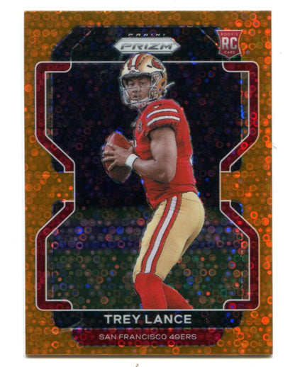 Trey Lance 2021 Panini Orange Disco Prizm #133