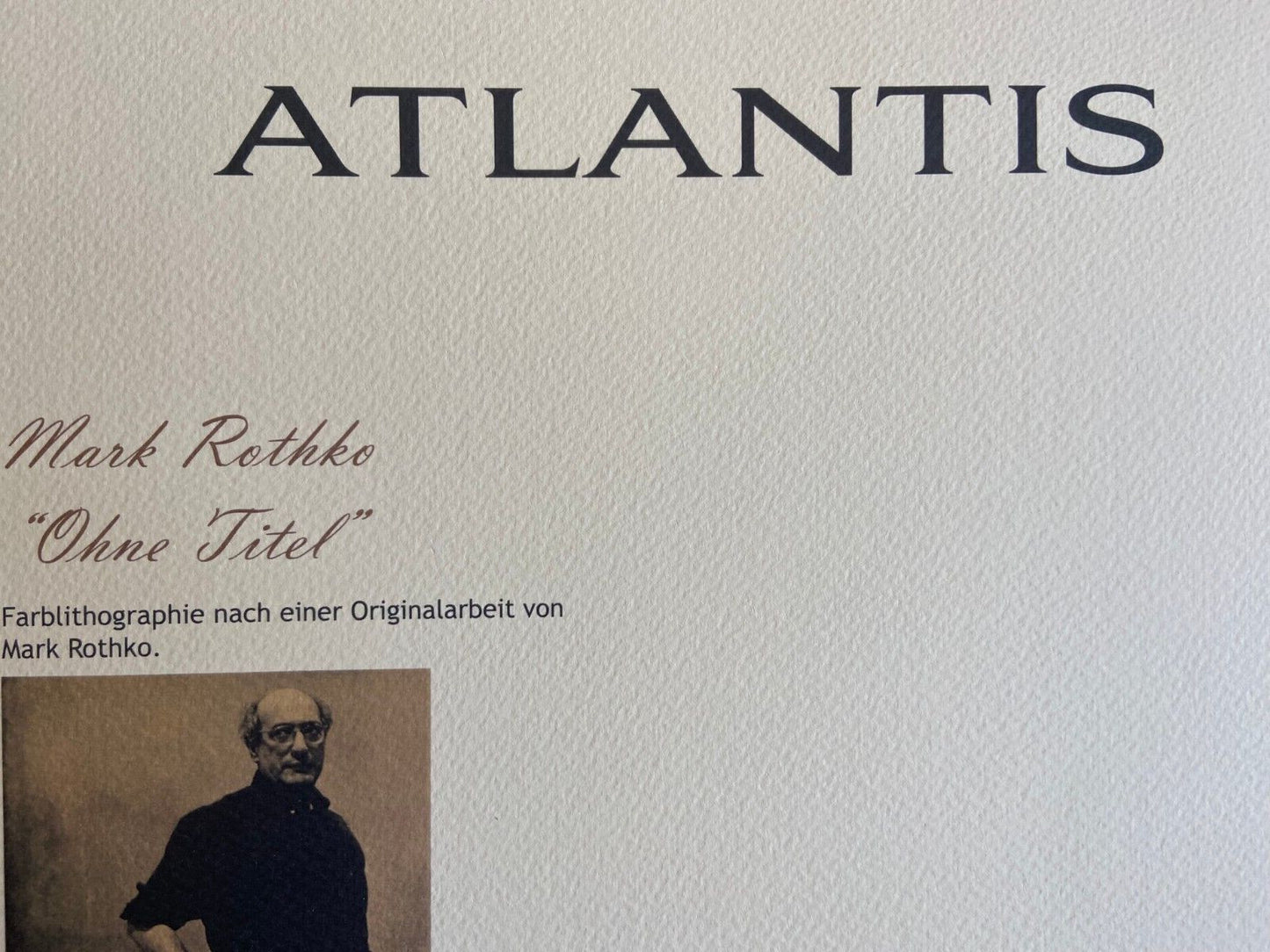 Mark Rothko Lithograph