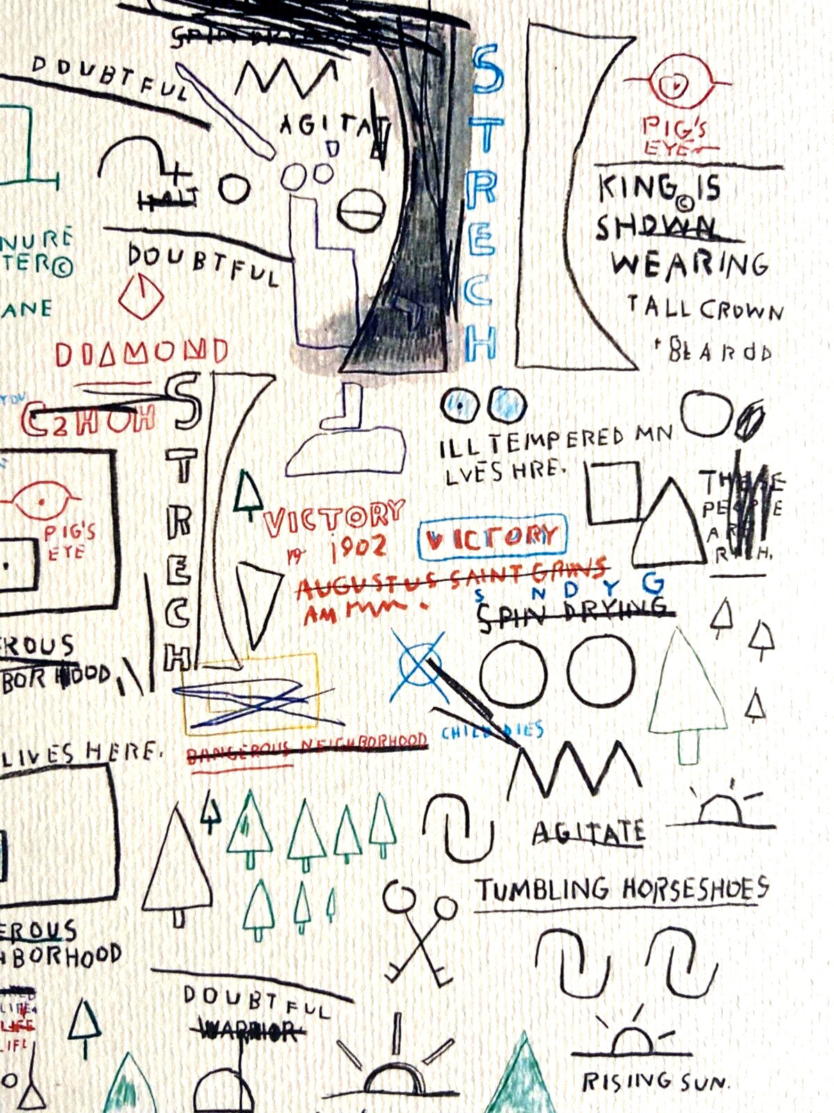 Jean-Michel Basquiat Lithograph