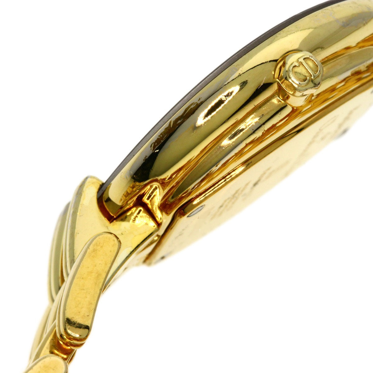 Plated CHRISTIAN DIOR Bakira Watches D46-154-4 Gold Plated/ Gold