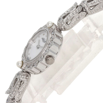 Select Watch Heiwado Round Face Diamond Watches 1L004.52 Platinum Pt950/Pt95...