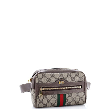 Gucci Ophidia Belt Bag Gg Coated Canvas Small