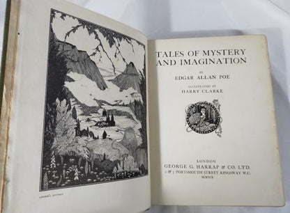 Edgar Allan Poe Tales Of Mystery And Imagination 1919 1St Edition Illustrated By