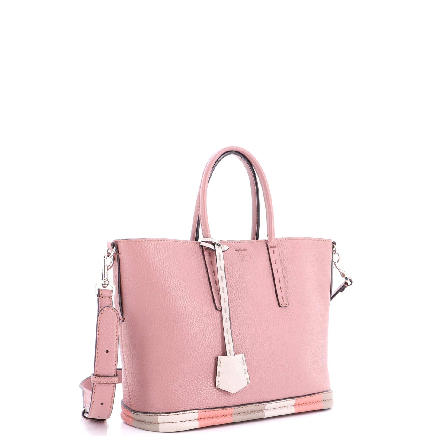 Fendi Selleria Convertible Tote Leather Medium