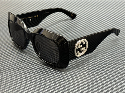 GUCCI GG1695S 001 Black Grey Women's 51 mm Medium Sunglasses