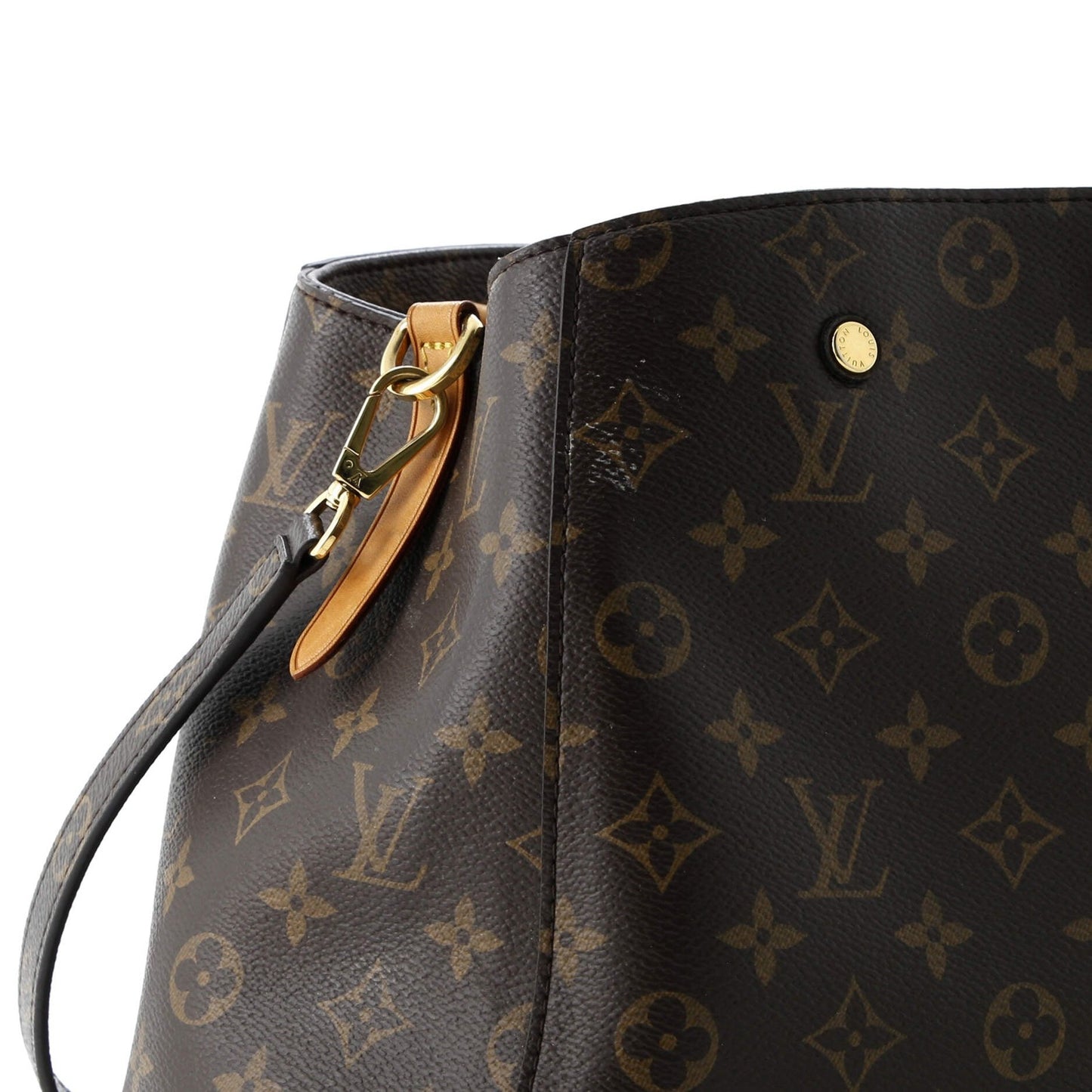 Louis Vuitton Montaigne Handbag Monogram Canvas Mm