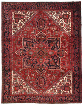 Vintage Serapi Handmade Oriental Rug Classic