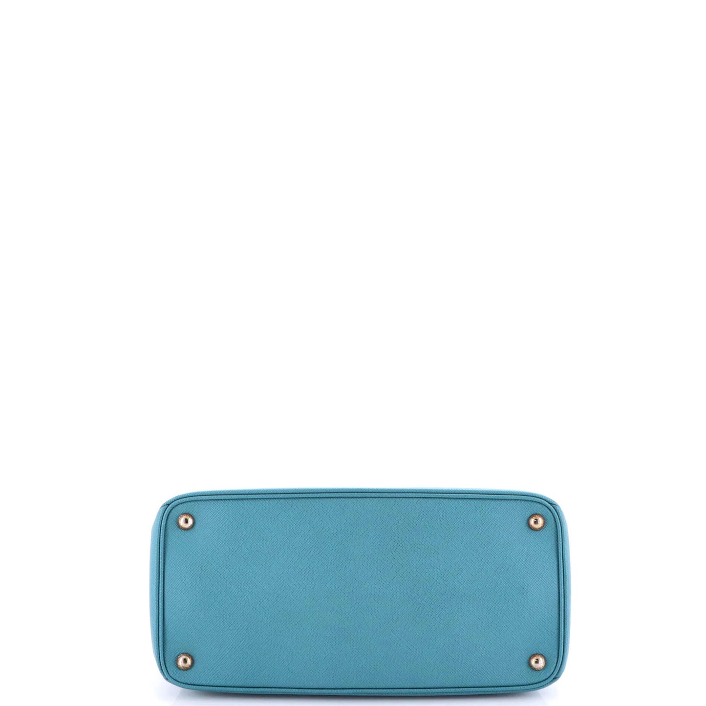 Prada Turnlock Cuir Twin Tote Saffiano Leather Small